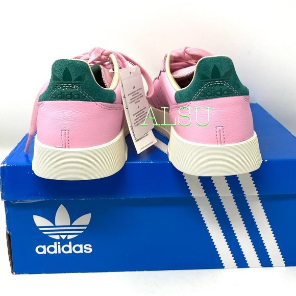 Adidas Supercourt Pink Leather Women’s Sneakers - Picture 9 of 10